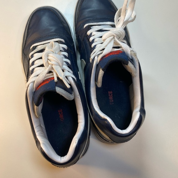 Nike Delta Force Low Men's Size 8.5 Navy Blue White ( 370543-411 ) - Picture 10 of 10